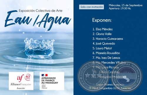 EAU/AGUA - Exposición Colectiva - 15 Septiembre 2021